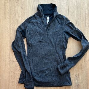 Lululemon black Long sleeved workout shirt